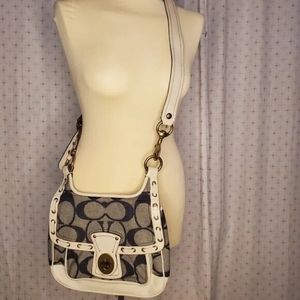 VINTAGE Coach 10492 Denim Collection Shoulder Hippie Bag